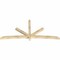 Ekena Millwork Alberta Rough Sawn Timber Gable Bracket, Douglas Fir, 108"W x 49"H x 4"D x 4"F, 11/12 Pitch GBW108X49X0404ALB00RDF - alternate 2